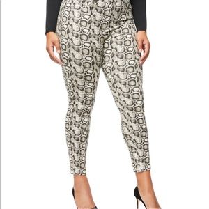 Good American Good Waist Snake Jeans